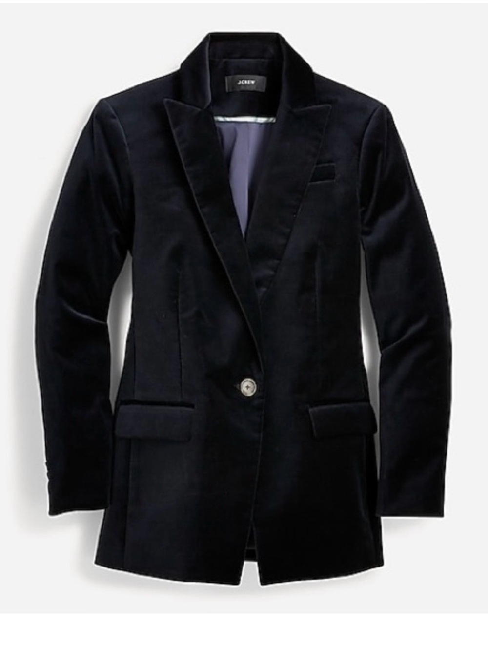 J.Crew - NWT - Will blazer in stretch velvet